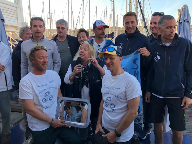 Remise des prix du Championnat Méditerranée Voile Entreprise 13 après la SNIM