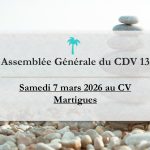 Assemblée Générale du CDV 13 Samedi 7 mars 2026 au CV Martigues