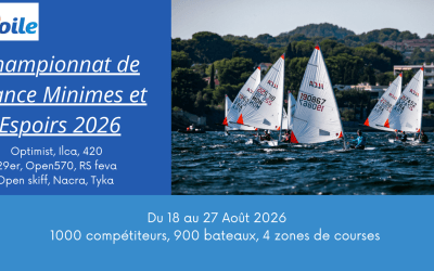 Championnat de France Minimes et Espoirs 2026 au Cercle de Voile de Martigues