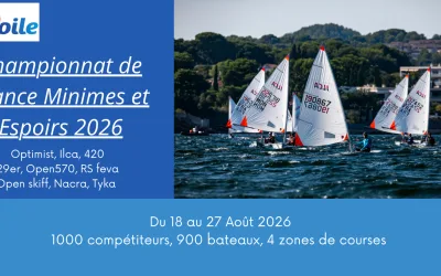 Championnat de France Minimes et Espoirs 2026 au Cercle de Voile de Martigues